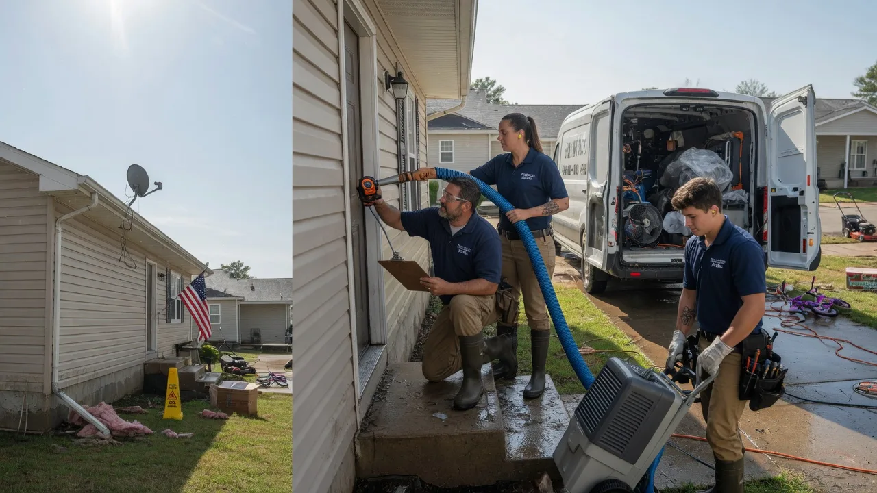 Ceiling Water Damage Restoration in Mound City, KS near me