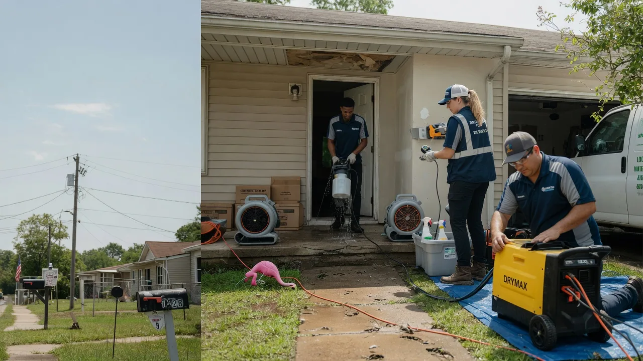 Storm Damage Water Removal in Mound City, KS near me
